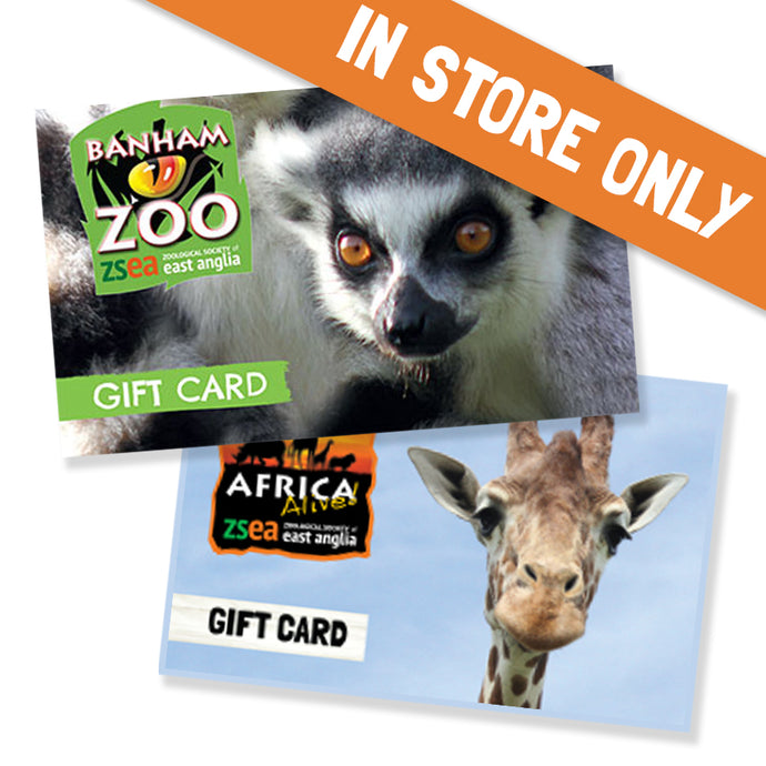 ZSEA Gift Card (For Use in Zoo Only)